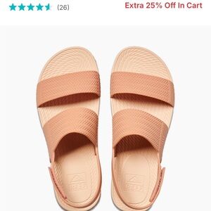 Reef Coral Slide Sandals size 10